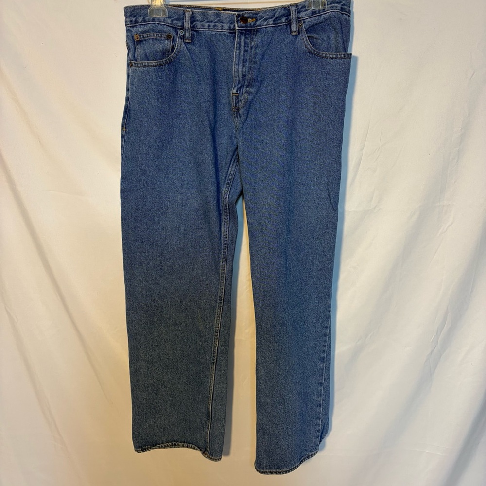 BIG MAC Workwear Carpenter Jeans Men’s 36x30 Heavy Duty Blue Denim